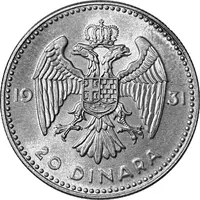 20 Dinara - Aleksandar I