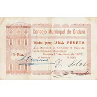 1 Peseta Ondara