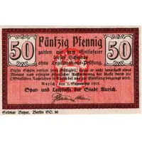 50 Pfennig Spar- und Leihkasse