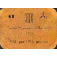 1 Peseta Riudecols