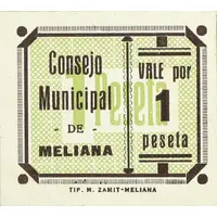1 Peseta Meliana