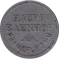 10 Pfennig - Frankfurt am Main Hauptbahnhof