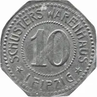 10 Pfennig - Leipzig Schusters Warenhaus