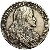 1 Ducaton - Charles II Fourth bust, piedfort of double weight