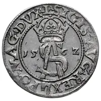 3 Groats - Sigismund II Augustus Monogram, with shield reverse