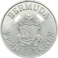 Ferry Token Somerset Route, Copper-nickel, 2 Holes