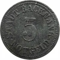 5 Pfennig - Backnang