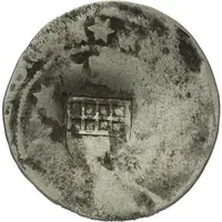 1 Prague Groschen Counterstamped