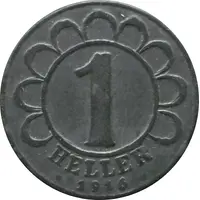 1 Heller - Katzenau Internierten Lager