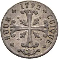 1/2 Batzen - Frederick William II