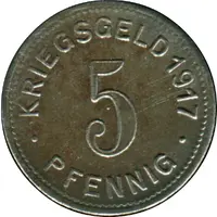 5 Pfennig - Elberfeld
