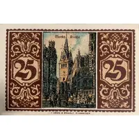 25 Pfennig Handelskammer, 'Pfennig' on obverse