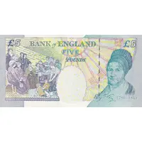 5 Pounds - Elizabeth II Elizabeth Fry, paper