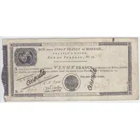 20 Francs - Caisse d'échange de Rouen
