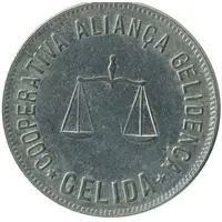 5 Pesetas- Cooperativa Aliança Gelidença