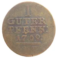 1 Pfennig - Frederick II