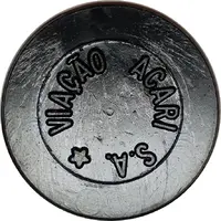 Token - Viação Acari S.A. round, with star down