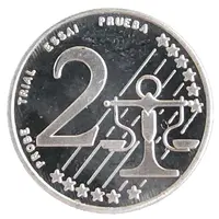 2 Euro Cents Silver Pattern
