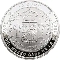 10 Euro 8 Reales 1772 Mexico