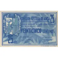 25 Céntimos Aínsa