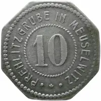 10 Pfennig - Meuselwitz Prehlitzgrube