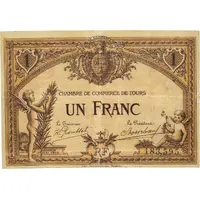 1 Franc - Chambre de Commerce de Tours 37