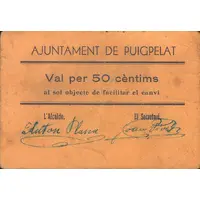 50 Céntimos Puigpelat
