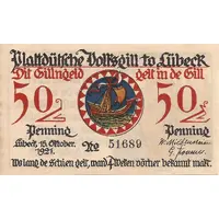 50 Pfennig Plattdeutsche Volksgilde