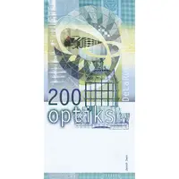 De La Rue - Optiks 200 2007 demonstration note