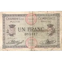 1 Franc - Chambres de Commerce de Mâcon [71] et de Bourg [01]