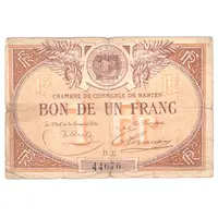1 Franc - Chambre De Commerce De Nantes