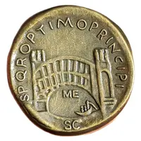 Medal - Trajan Sestertius Bridge over the Danube