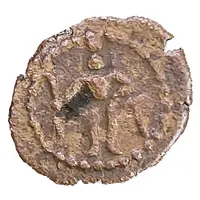 1 Kasu - Raghunatha Nayak Thanjavur Nayaks - 1600-1634 AD