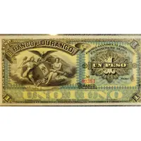 1 Peso El Banco de Durango
