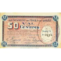 50 Céntimos Fígols de Segre