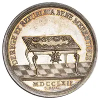 Medal nagrodowy - August III Sas Lipsk mint