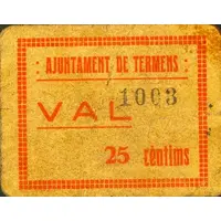 25 Céntimos Térmens