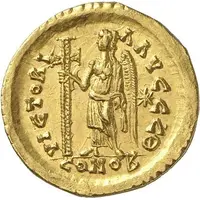 Solidus - Leo I VICTORIA AVGGG, Constantinopolis