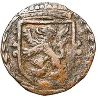 Duit - Anne van de Marck Lion shield