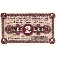 2 Pfennig Ammoniakwerk Merseburg/BASF