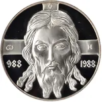 5 oz Silver Millennium of Russian Christianity