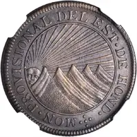 2 Reales State of Honduras, Pattern Strike