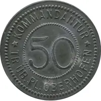 50 Pfennig - Oberhofen Kommandantur