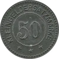 50 Pfennig - Oberhofen Kommandantur