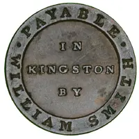 1/2 Penny - Jamaica Currency, William Smith Kingston