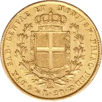 20 Lire - Carlo Alberto