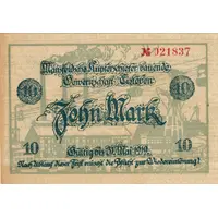 10 Mark Mansfeldsche Kupferschiefer bauende Gewerkschaft