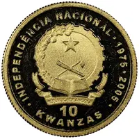 10 Kwanzas Independence