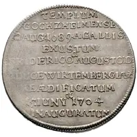 Reconstruction and reopening of the church at Gochsheim - Friedrich August