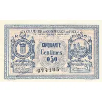 50 centimes - Chambre de Commerce de Foix [09]